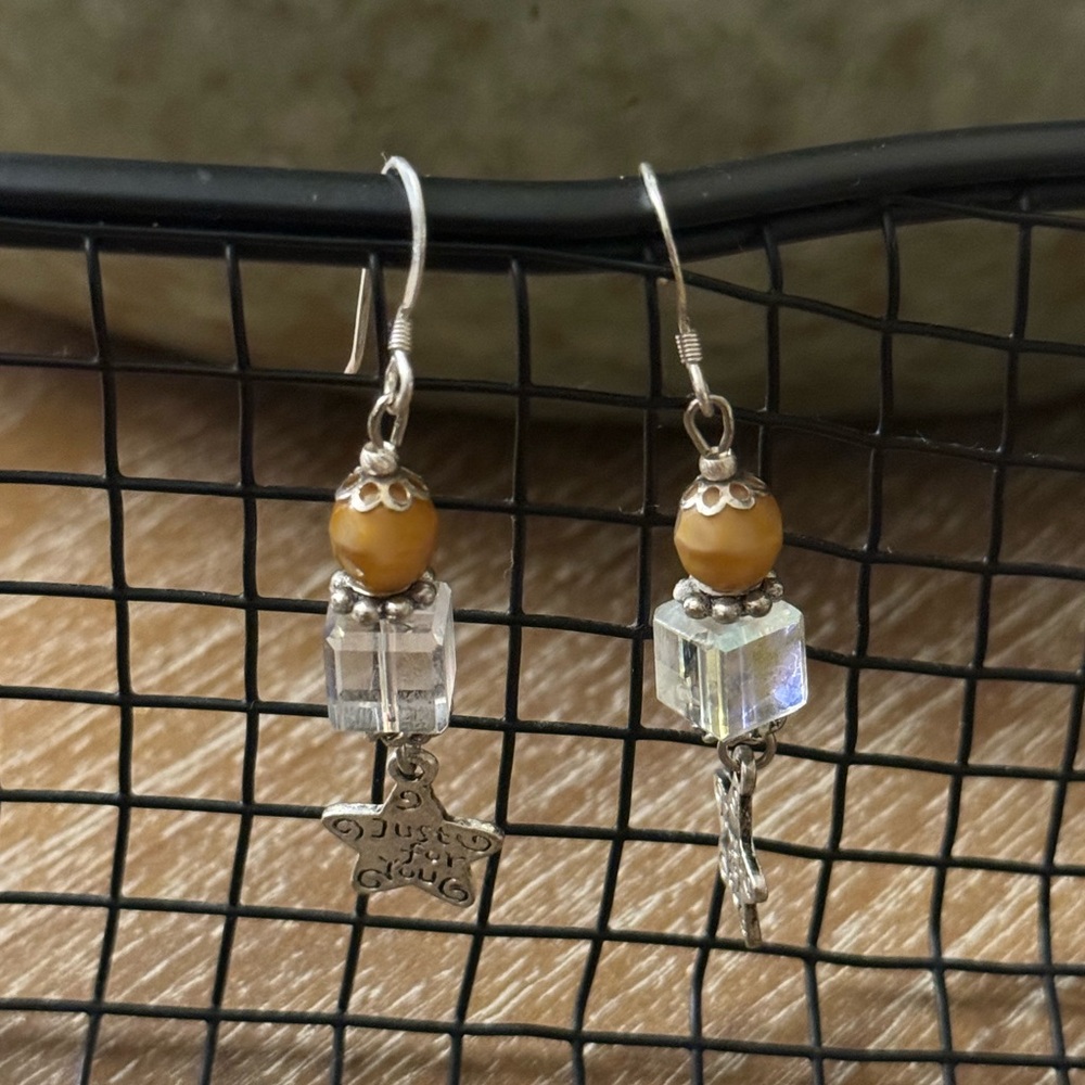 Handmade earrings. Super cute!!